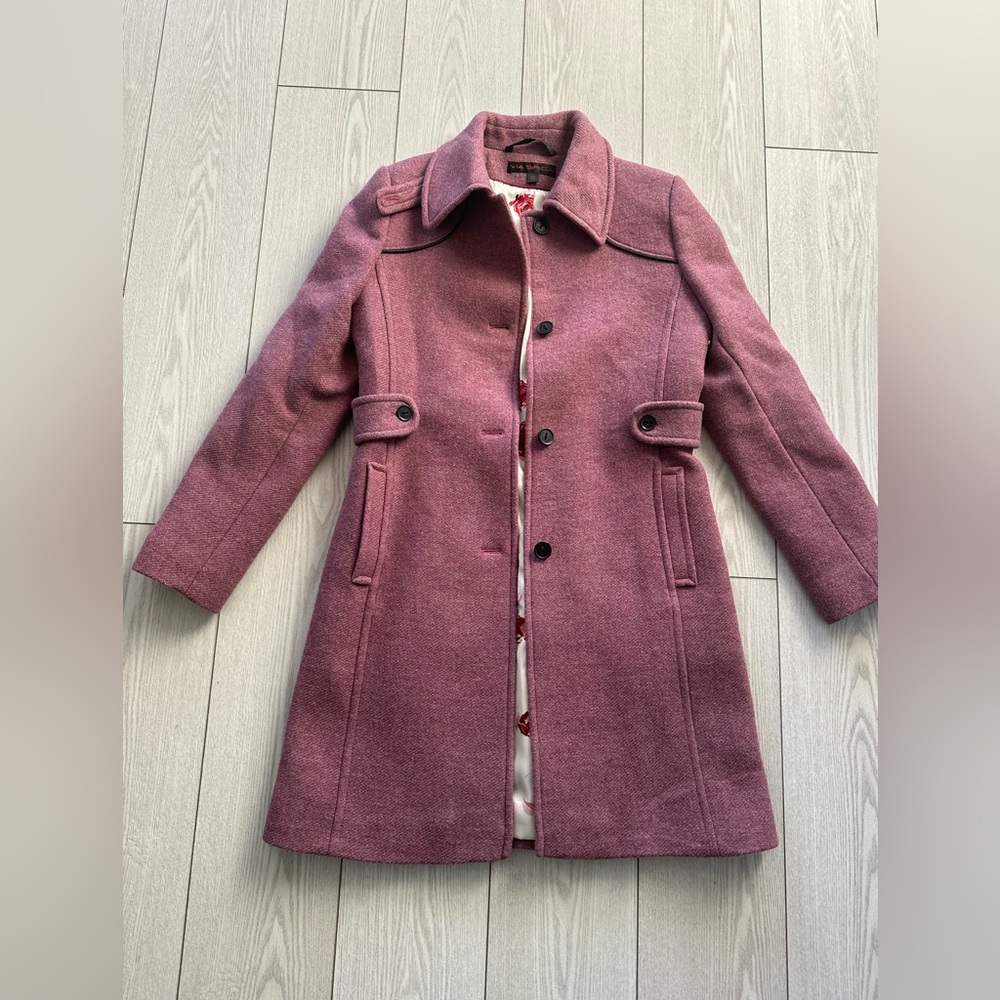 Via Spiga Mauve Trench Coat